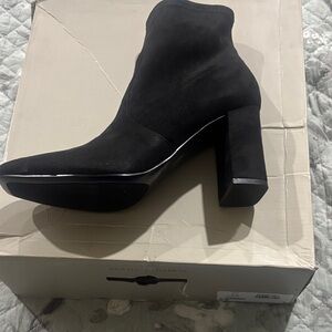Marc Fisher Black Ankle Boots